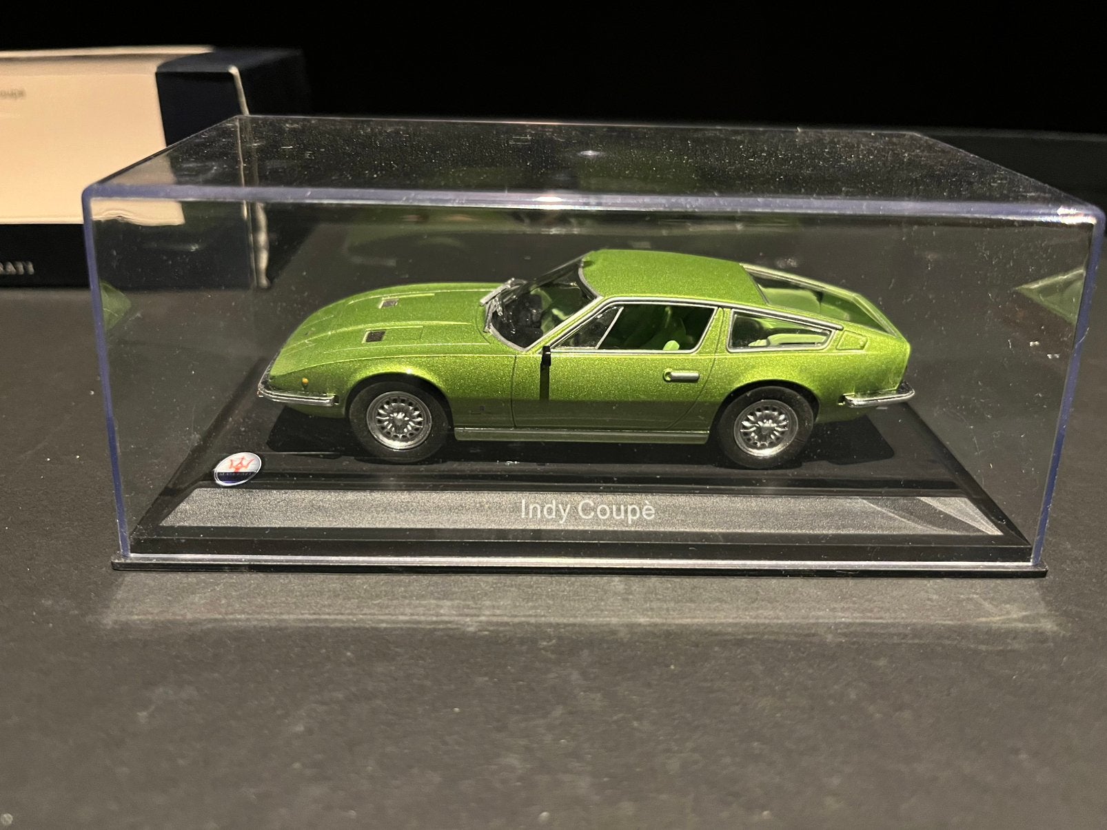 Maserati Indy, Enlèvement, Comme neuf