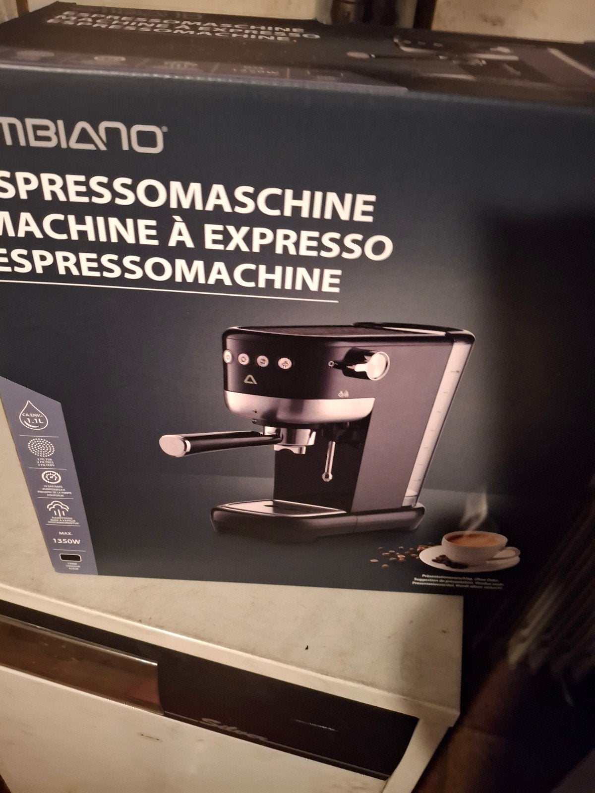 Espressomaschien nieuw, Elektronische apparatuur, Koffiezetapparaten, Ophalen