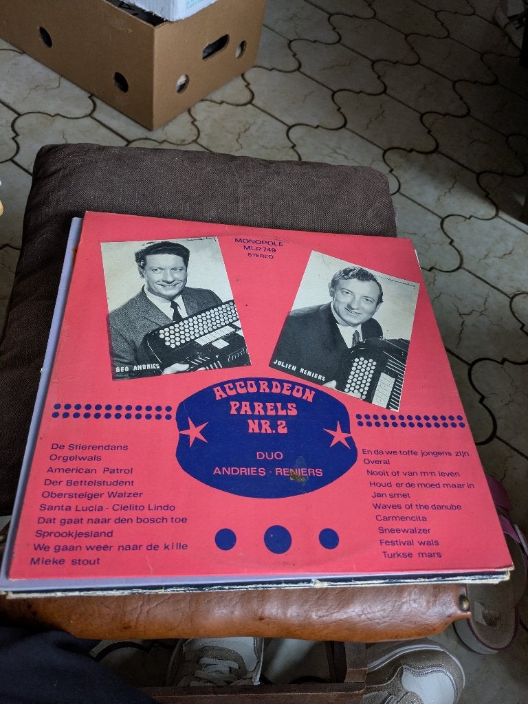 Accordeon parels nr 2, Cd's en Dvd's, Vinyl | Nederlandstalig, Ophalen of Verzenden, Gebruikt