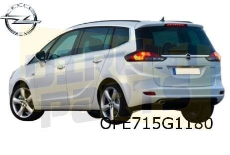 Opel Zafira (9/16-) achterbumper (FlexFix) (bij PDC en dodeh, Auto-onderdelen, -, Verzenden, -, Opel