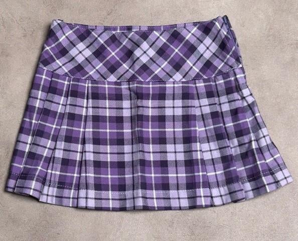 Jupe à carreaux violette de Lisa Rose — taille 3 ans, Robe ou Jupe, Enlèvement ou Envoi, Comme neuf, Lisa Rose
