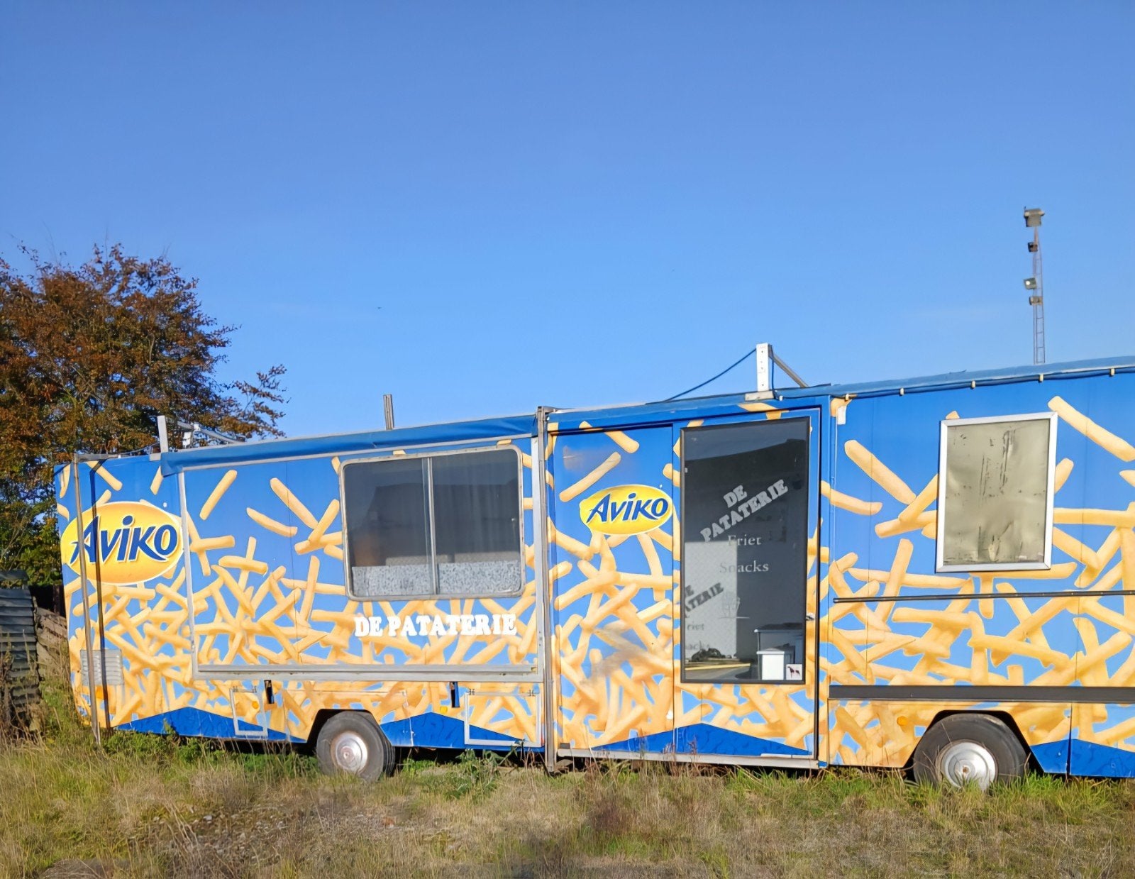 Frietwagen / Foodtruck Aviko – Opknapproject, Ophalen