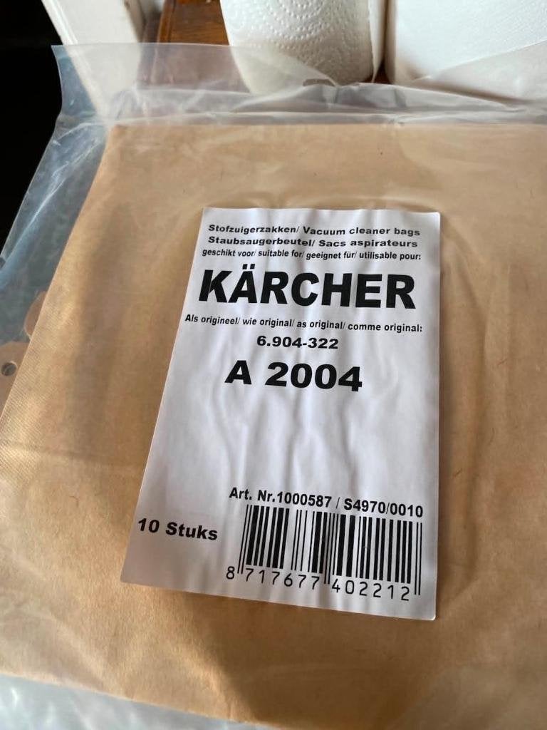 sachet filtre Karcher A2004, Ophalen of Verzenden, Nieuw