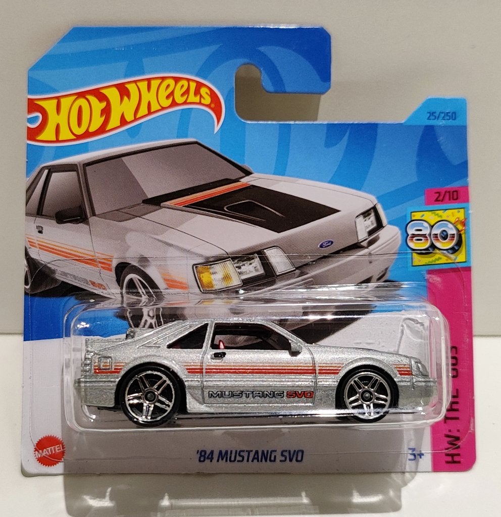 Hot Wheels '84 Mustang SVO Zilver The '80s (2023), Ophalen of Verzenden