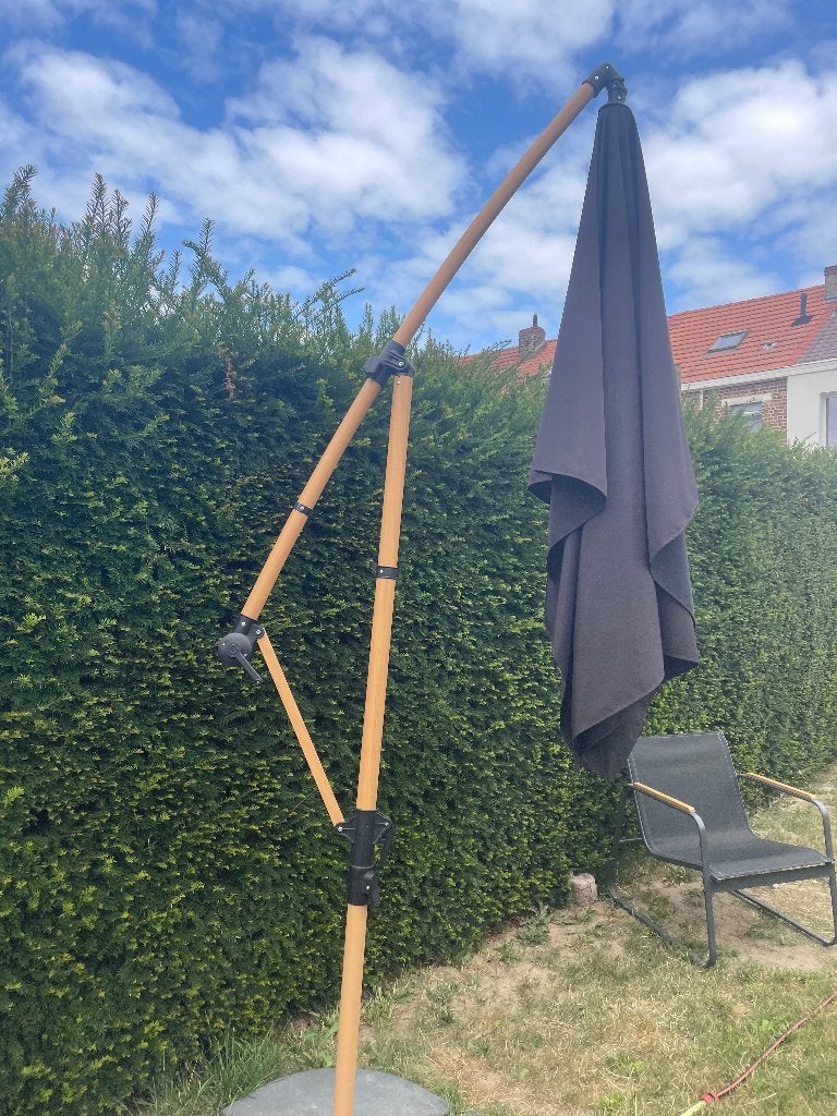 Zweefparsol, Tuin en Terras, Parasols, Ophalen, Gebruikt, Zweefparasol, Verstelbaar
