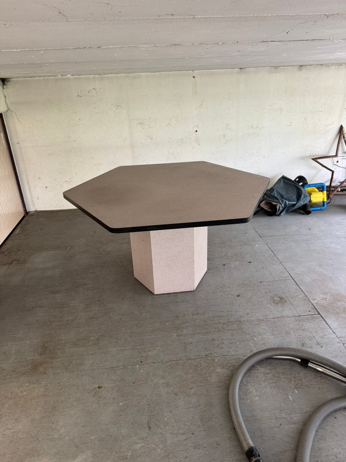 6 hoekige eettafel, Maison & Meubles, Enlèvement, Utilisé