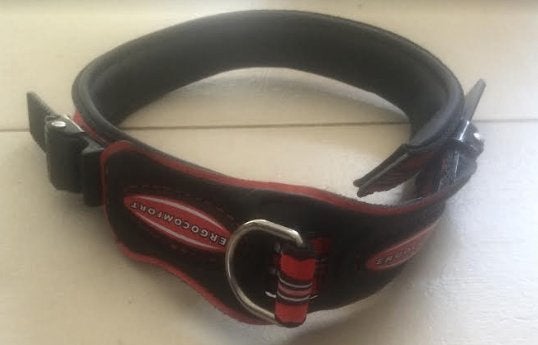 Collier rouge M / L chien '' Ergocomfort '' NEUF, Animaux & Accessoires, Enlèvement ou Envoi, Lumineux, Neuf