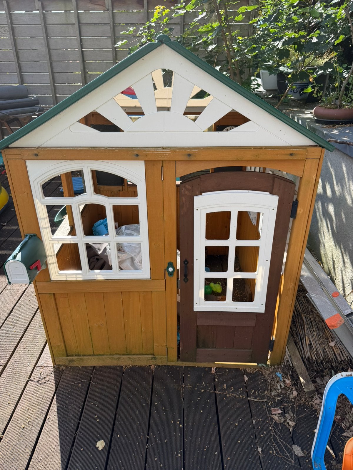 KidKraft speelhuis met uitzicht op de tuin, Ophalen, Gebruikt, Hout