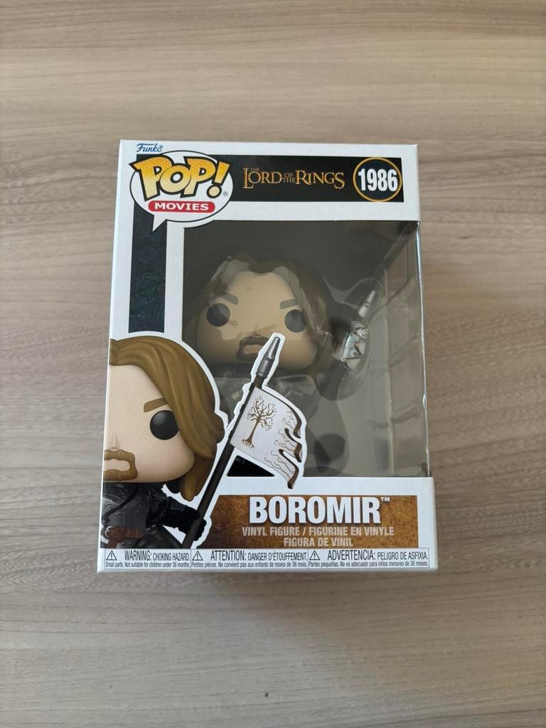 Boromir 1986 Funko Pop! Movies The Lord of the Rings, Collections, Jouets miniatures, Comme neuf, Enlèvement ou Envoi