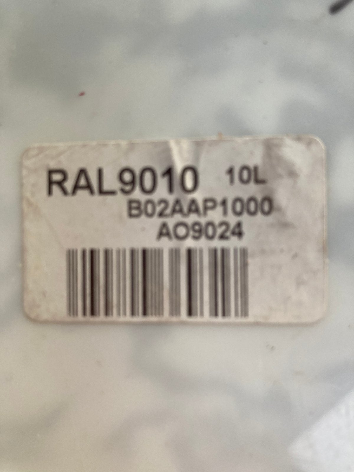 RAL9010 mat +- 6 liter, Doe-het-zelf en Bouw, Ophalen, Gebruikt, 5 tot 10 liter, Wit