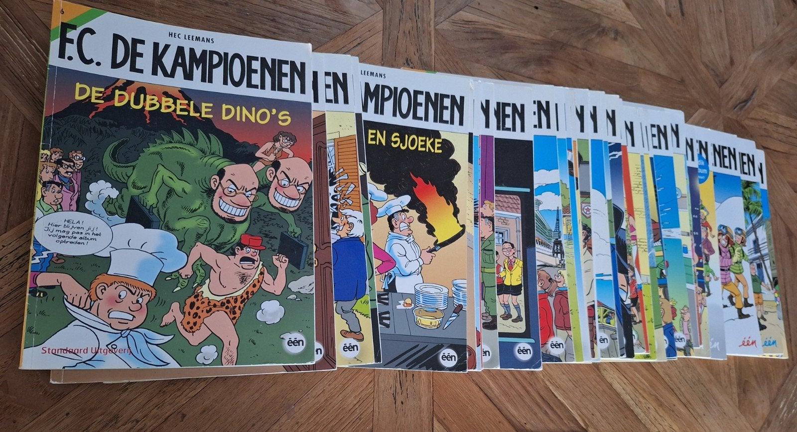 Strips FC De Kampioenen - vele titels, Boeken, Meerdere stripboeken, Ophalen of Verzenden, Gelezen, Hec Leemans (FC De Kampioenen)