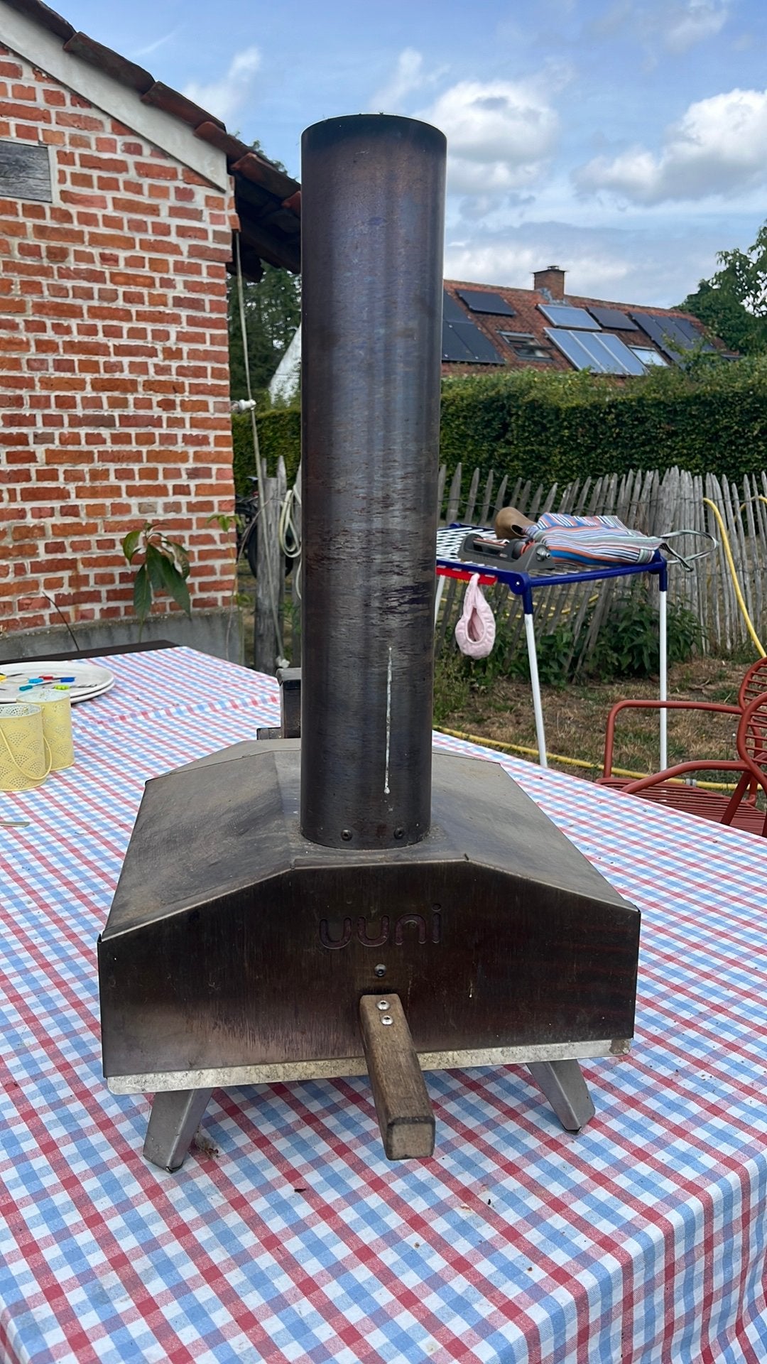 Uini 3 pizzaoven met zak pellets, Jardin & Terrasse, Fours à pizza, Enlèvement, Utilisé