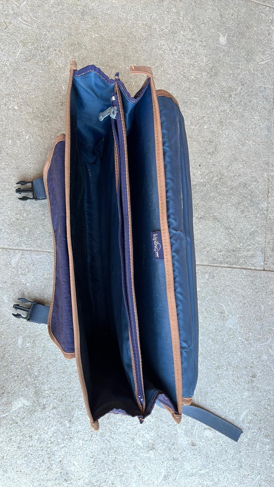 Boekentas Kipling - lagere school, Ophalen, Zo goed als nieuw, Blauw, Jongen