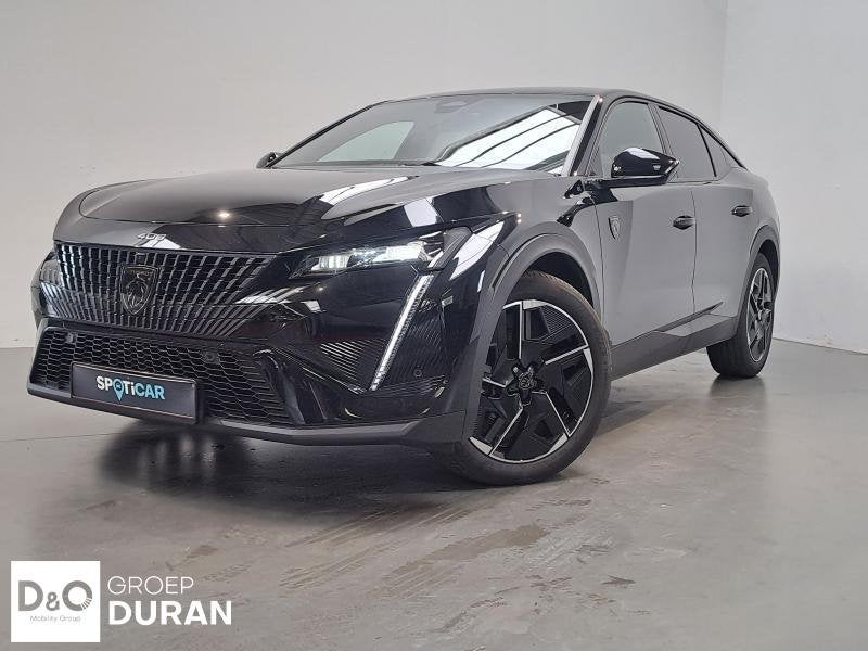 Peugeot 408 GT Hybrid 145 e-DCS6, Auto's, Automaat, 1199 cc, Zwart, Hybride Elektrisch/Benzine