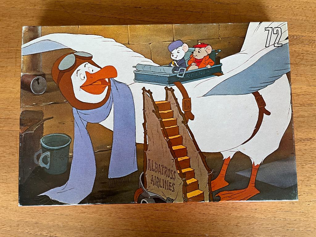 Puzzel De Reddertjes ('Bernard und Bianca') 72 stuks, Ophalen of Verzenden, Meer dan 50 stukjes, Gebruikt, 4 tot 6 jaar