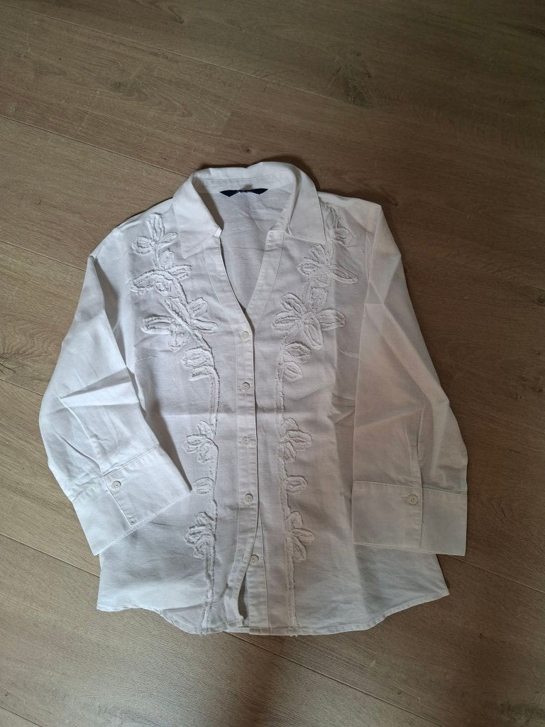 Debenhams: chemisier en lin pour femme (taille 10/taille 38), Taille 38/40 (M), Enlèvement ou Envoi, Comme neuf, Debenhams