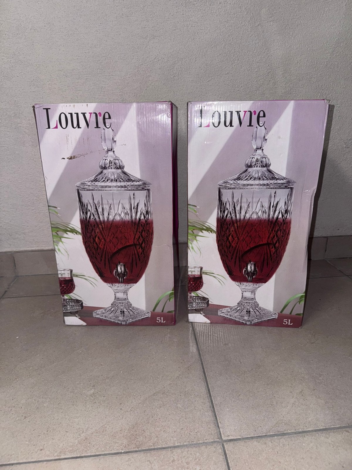 2 distributeurs de boissons de 5 litres, Enlèvement, Comme neuf