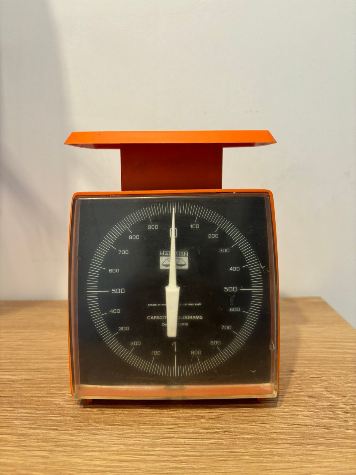 Antieke retro weegschaal, Elektronische apparatuur, Ophalen of Verzenden, Gebruikt