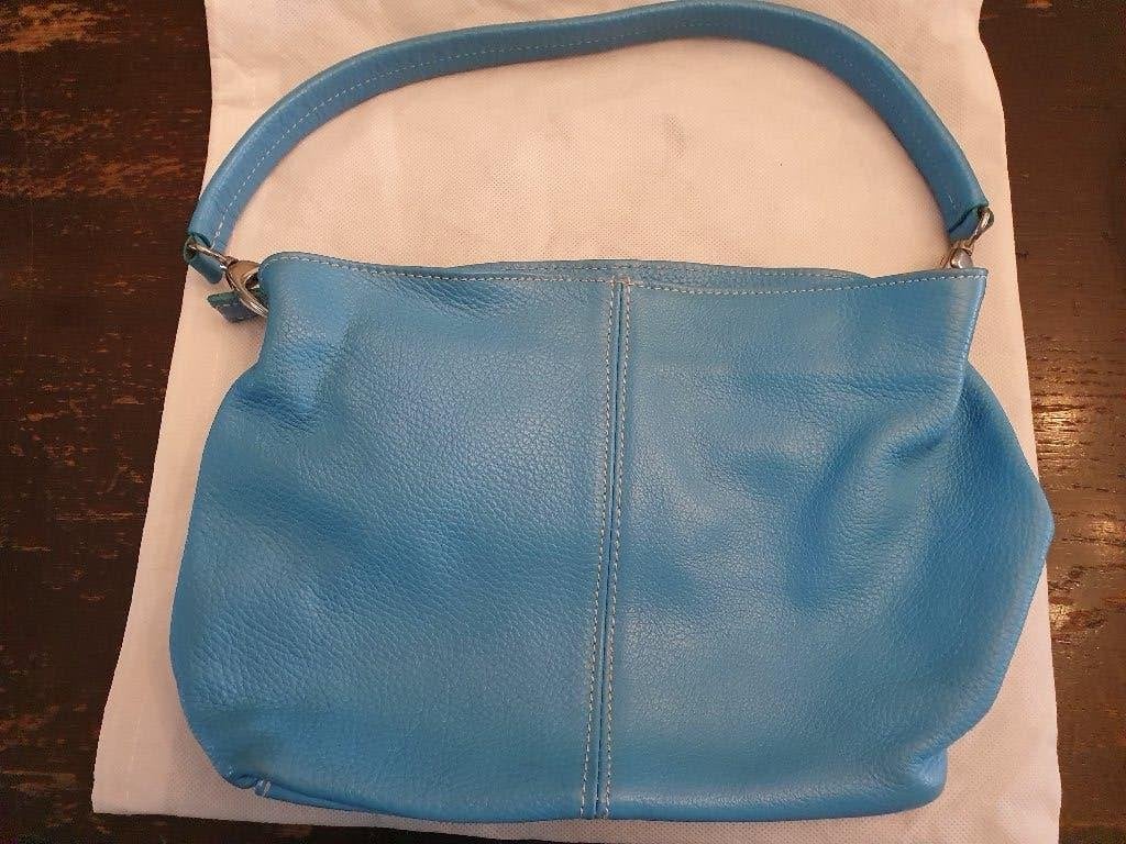 blauwe handtas, Ophalen, Zo goed als nieuw, Blauw, Handtas