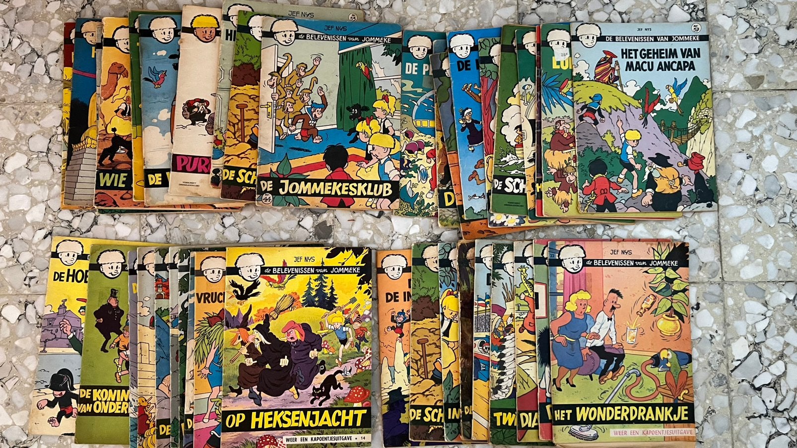 39 oude Jommeke-strips, Boeken, Ophalen, Gelezen