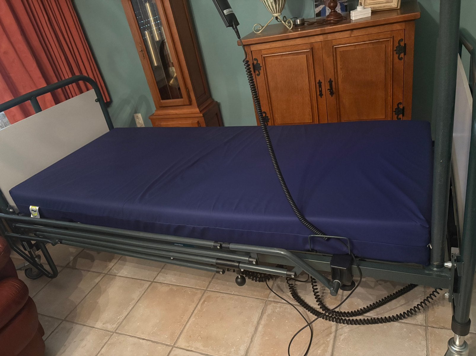 Medische doorlig matras 85 x195, 14 cm dik., Huis en Inrichting, Ophalen, Zo goed als nieuw, Matras
