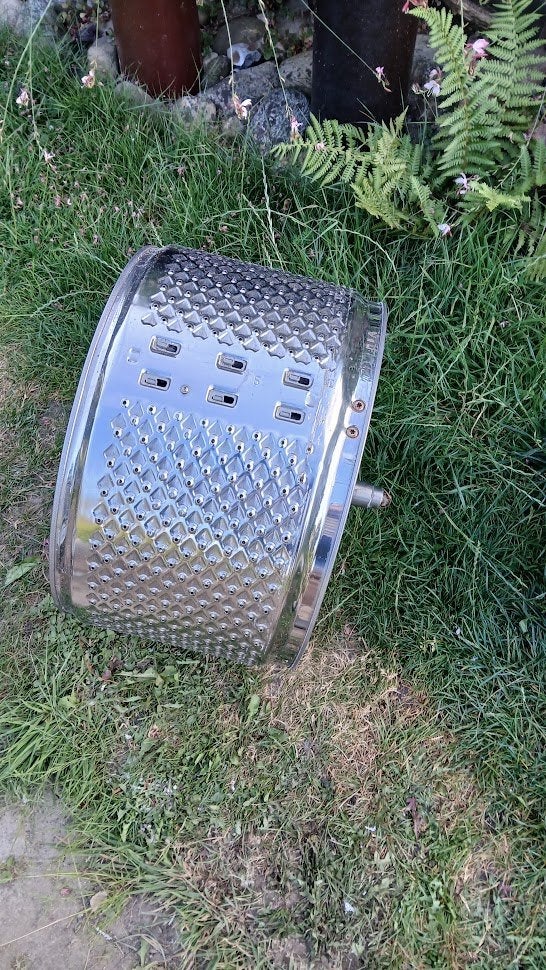 trommel van wasmachine om bv vuurkorf te maken of .... 10€, Tuin en Terras, Ophalen, Vuurkorf