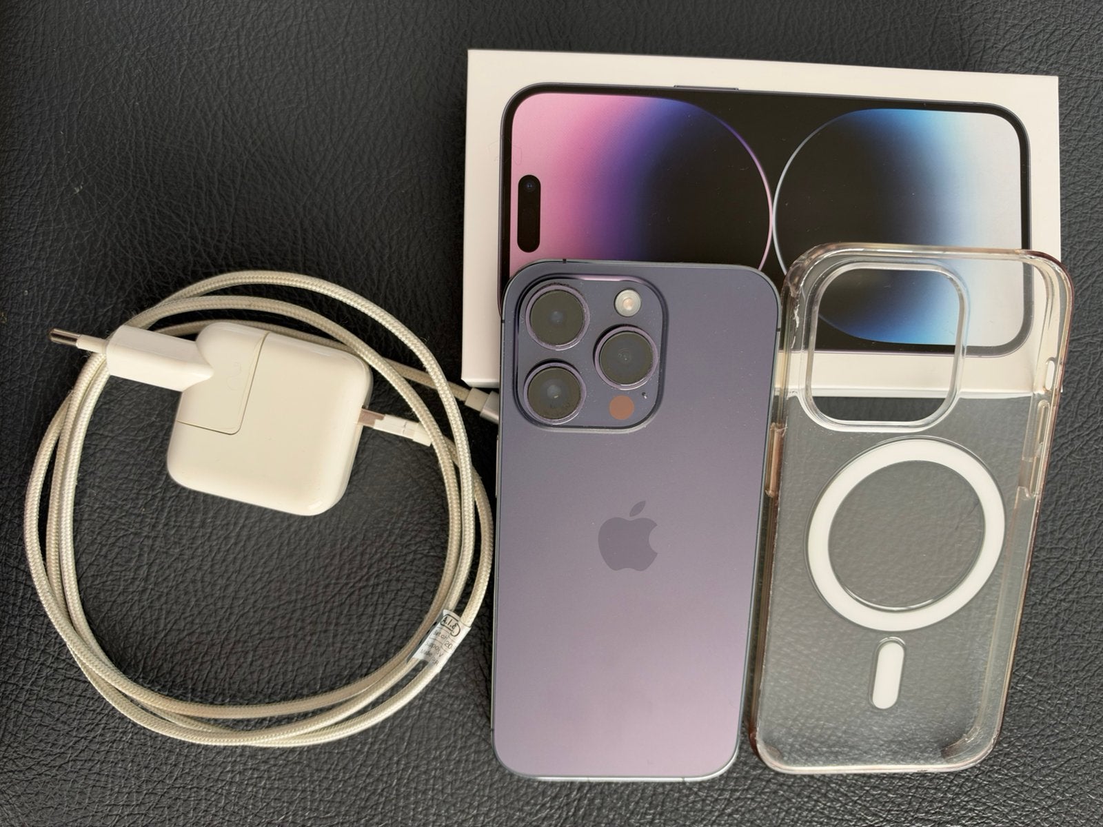Iphone 14 Pro 128 GB dieppaars, Ophalen, Paars, Zo goed als nieuw, 81 %