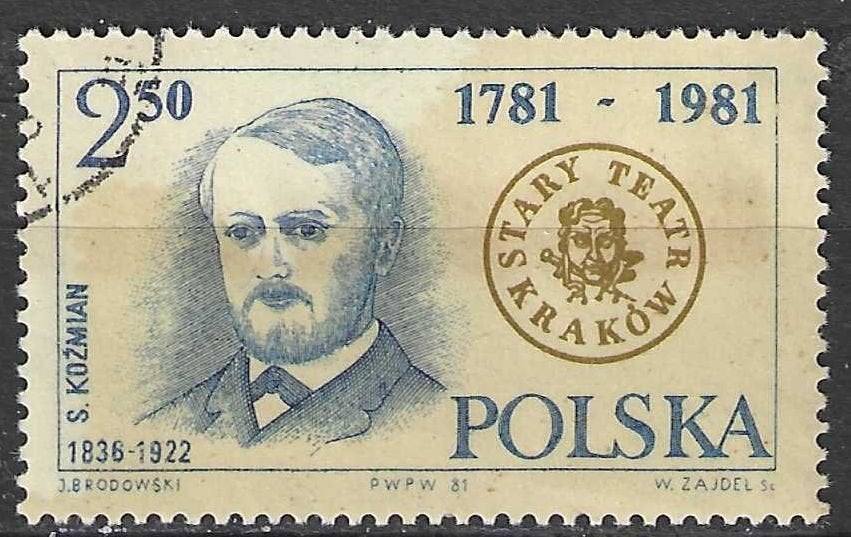 Polen 1981 - Yvert 2594 - Stanisław Kozmian (ST), Verzenden, Polen, Gestempeld