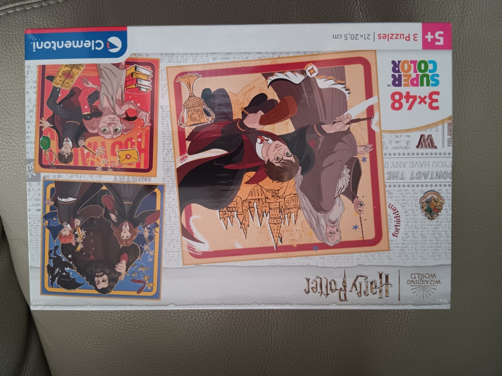 3 Harry Potter puzzels van 48 stukken, Kinderen en Baby's, Ophalen, 10 tot 50 stukjes, Nieuw, 4 tot 6 jaar