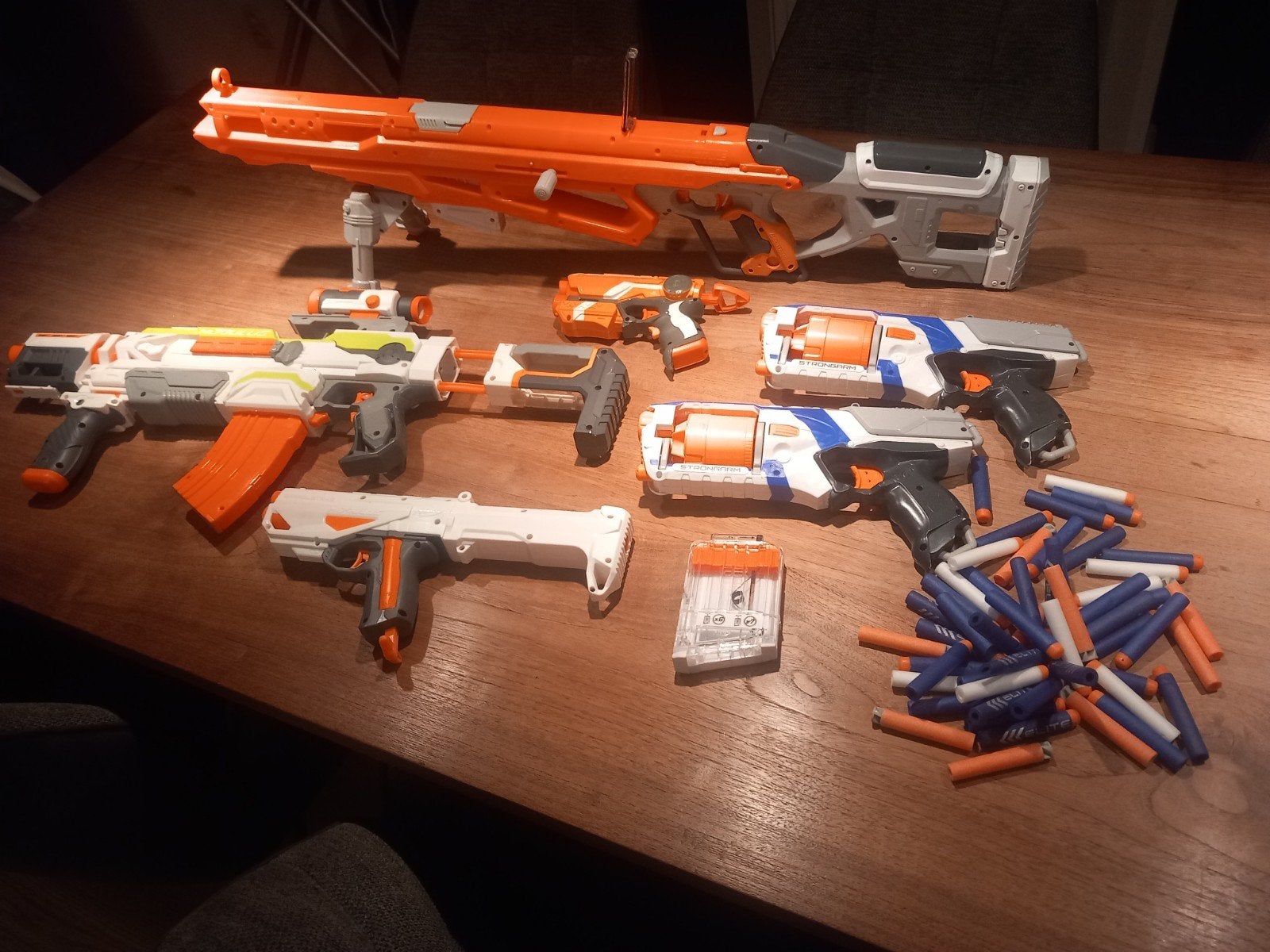 nerf geweren, Ophalen