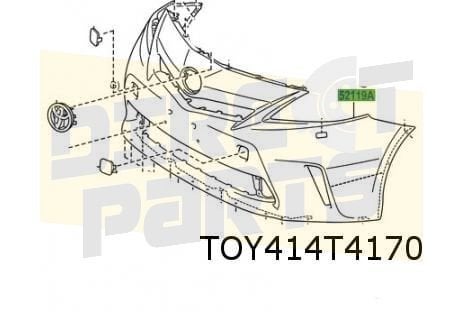 Toyota Prius (3/12-1/15) voorbumper (Prius+) (te spuiten) Or, Neuf, -, Toyota, -