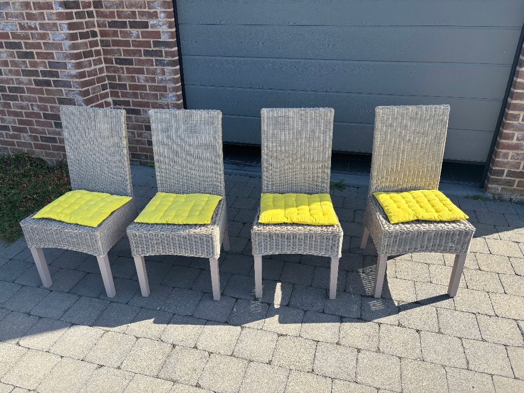 4 Eetkamerstoelen, Huis en Inrichting, Ophalen, Gebruikt, Overige kleuren, Hout