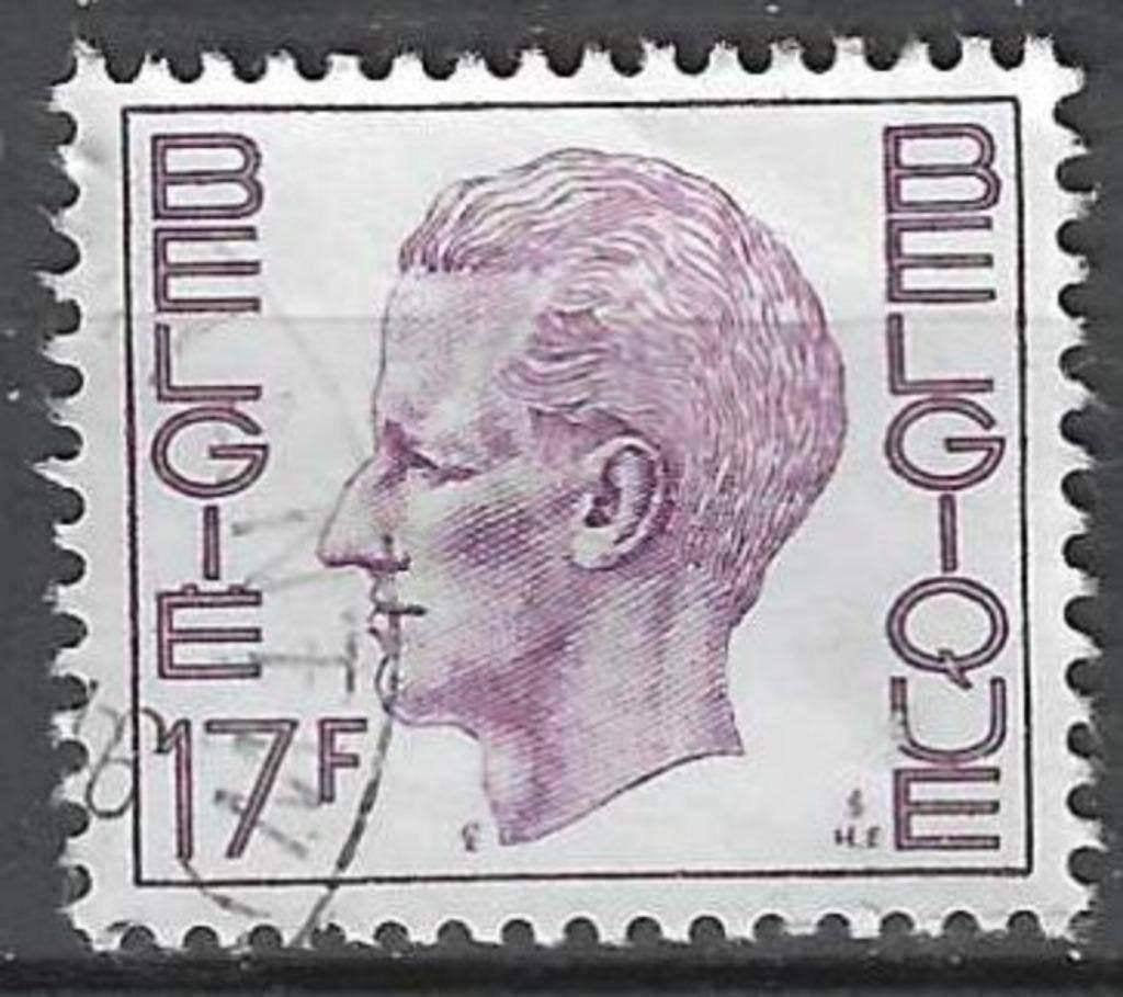 Belgie 1975 - Yvert 1748/OBP 1755 - Koning Boudewijn (ST), Verzenden, Gestempeld, Gestempeld, Koninklijk huis