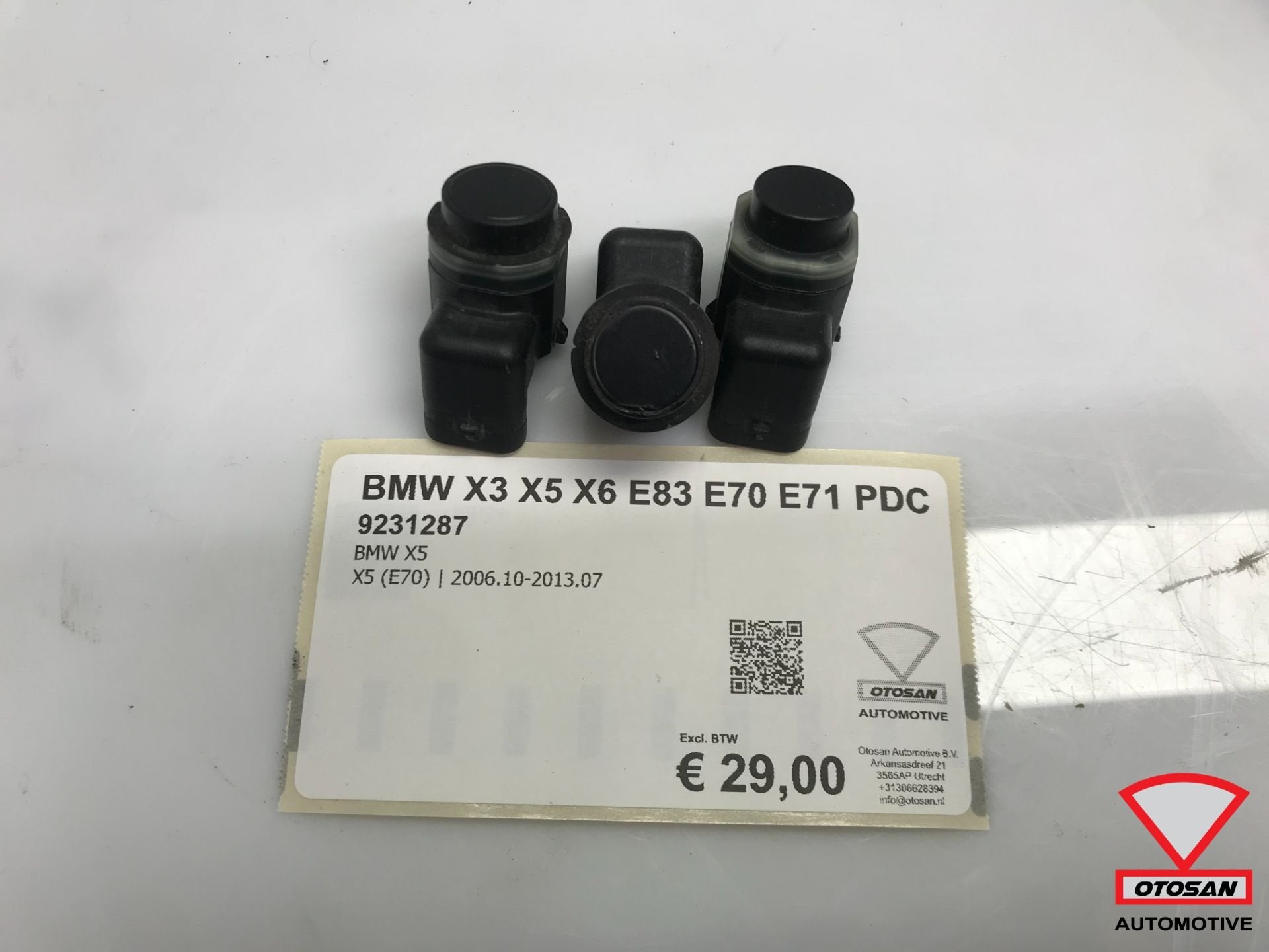 BMW X3 X5 X6 E83 E70 E71 Capteur de stationnement PDC 923128, Petuelring 130
80788  Munich, DE, Info@bmw.de, Utilisé, BMW