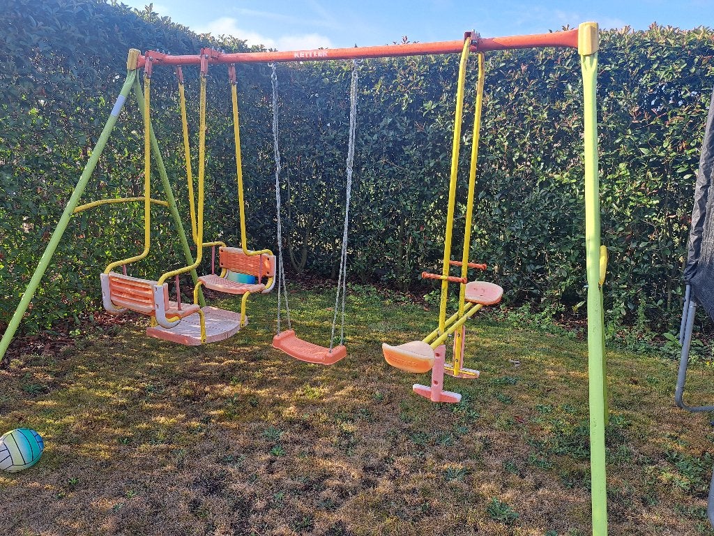 Kettler Schommel 3 + wipwap, Kinderen en Baby's, Speelgoed | Buiten | Speeltoestellen, Ophalen, Gebruikt, Schommel