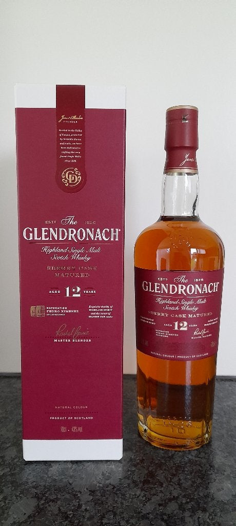 Glendronach whisky Sherry Matured 12y, Collections, Vins, Enlèvement ou Envoi, Neuf, Pleine