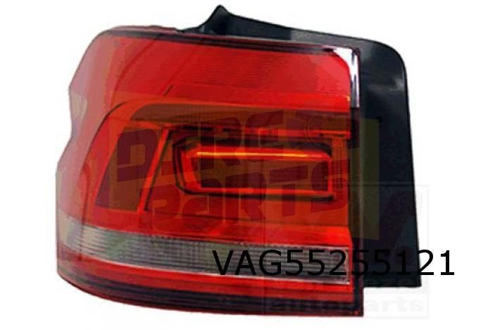 Volkswagen Touran (7/15-) Achterlicht links buiten LED Origi, -, -, Nieuw, -