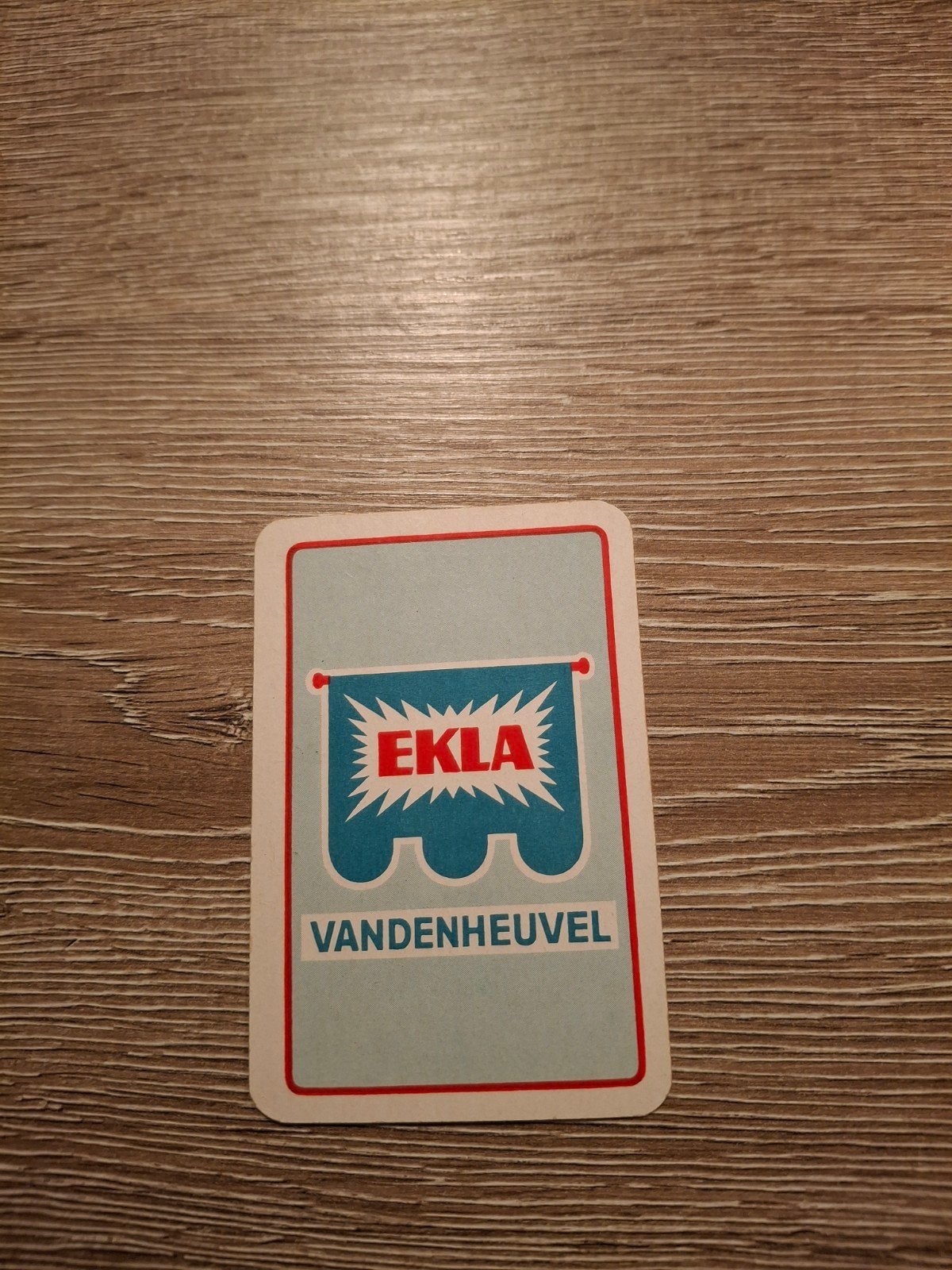 Oude speelkaart ekla vandenheuvel, Collections, Enlèvement ou Envoi