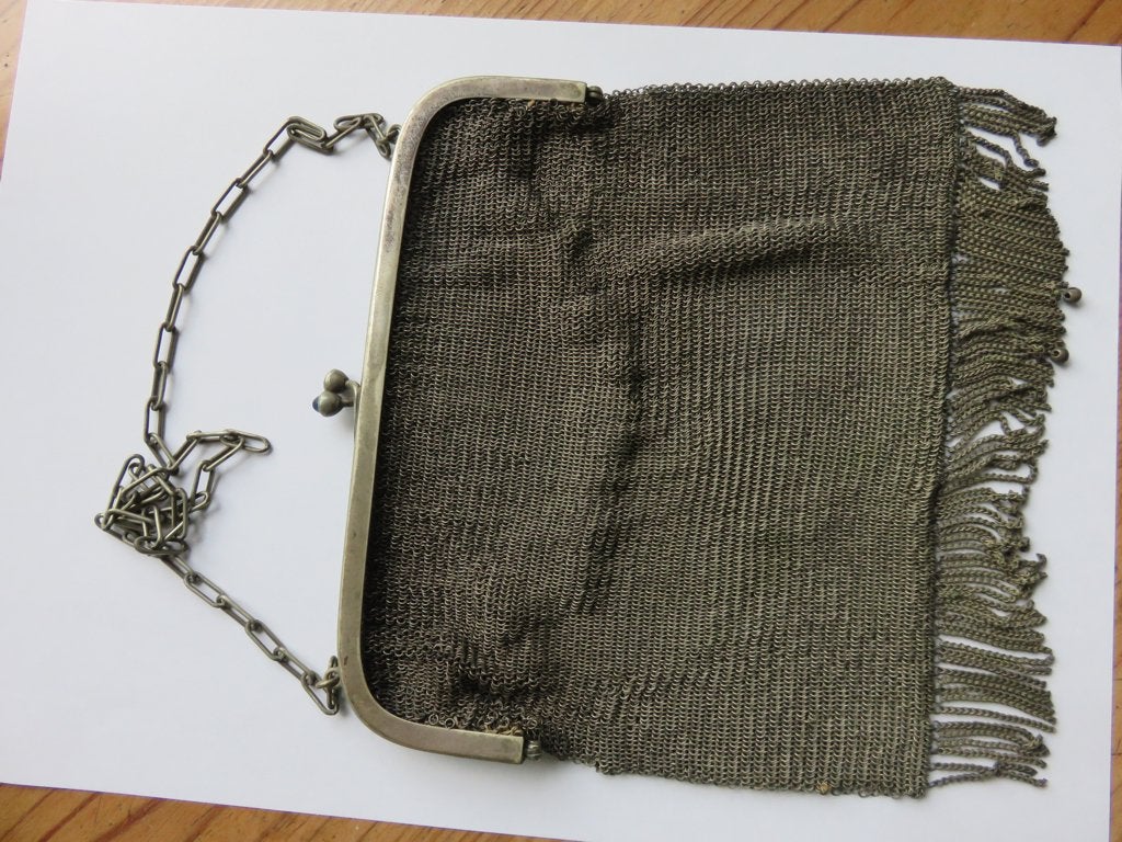 Oud zilverkleurig metalen dradenkruis, gaasrib., Verzamelen, Kleding en Patronen, Ophalen of Verzenden, Gebruikt, Overige typen
