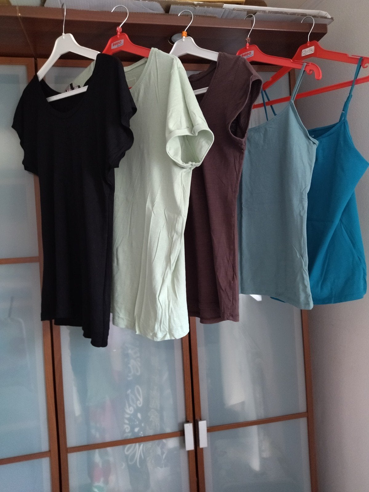 Lot de débardeurs t-shirt haut, Enlèvement ou Envoi, Comme neuf, Taille 42/44 (L)