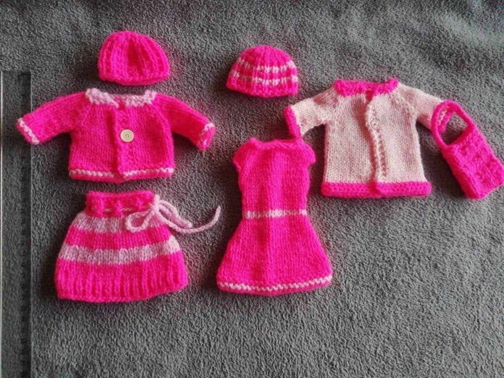 Poppenkleertjes voor barbie in fluoroze/roze, nieuw, Ophalen of Verzenden, Nieuw, Barbie
