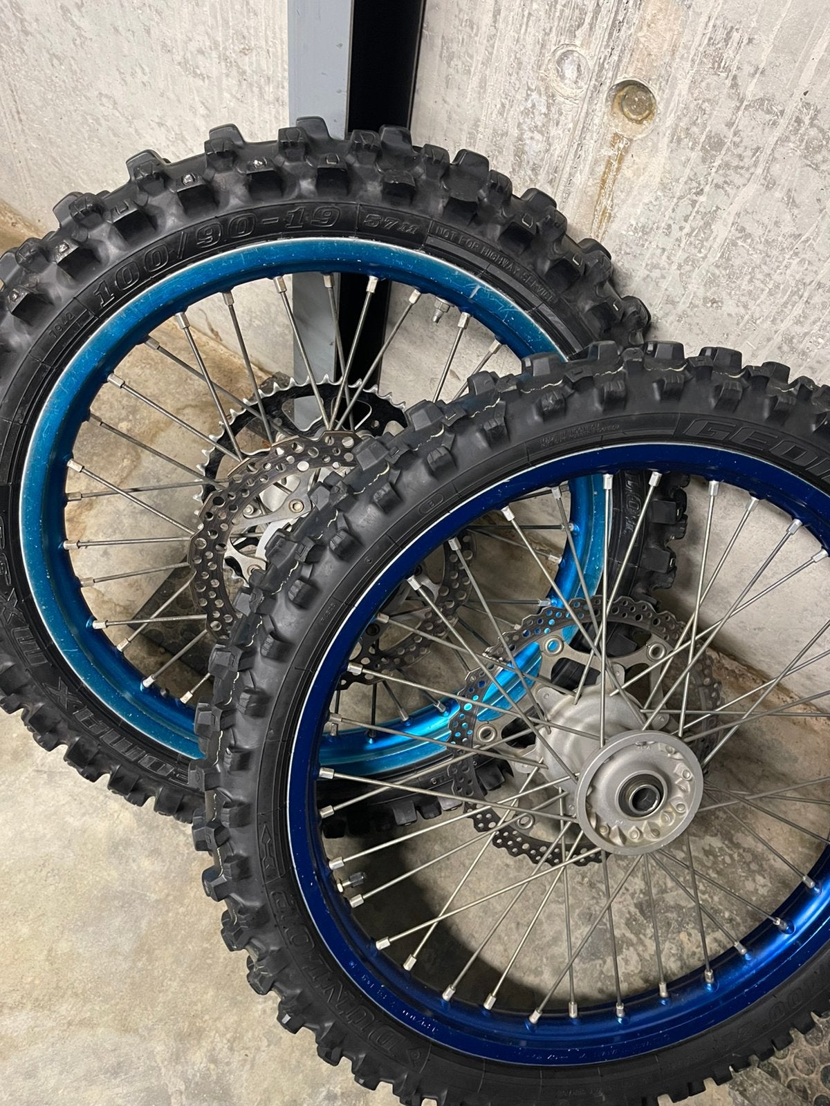 Wielenset voor Yamaha YZ125, Ophalen, Gebruikt