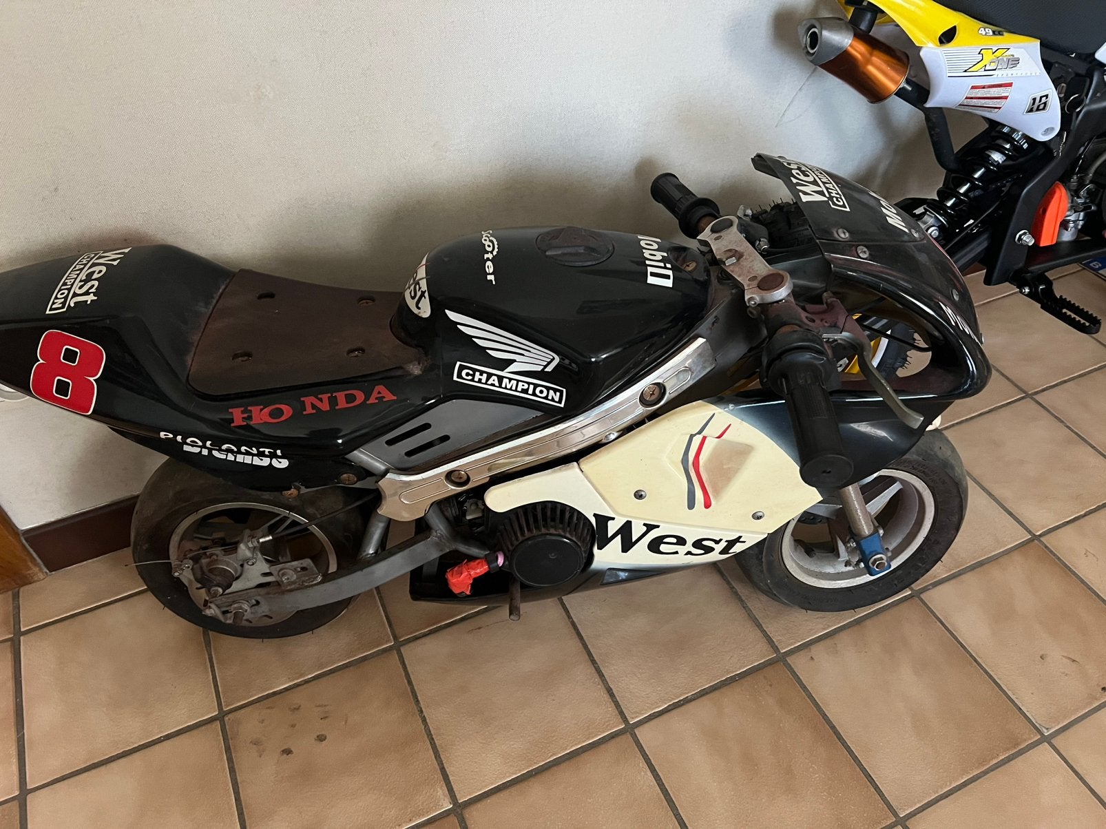 2 x pocketbikes, Ophalen, Gebruikt