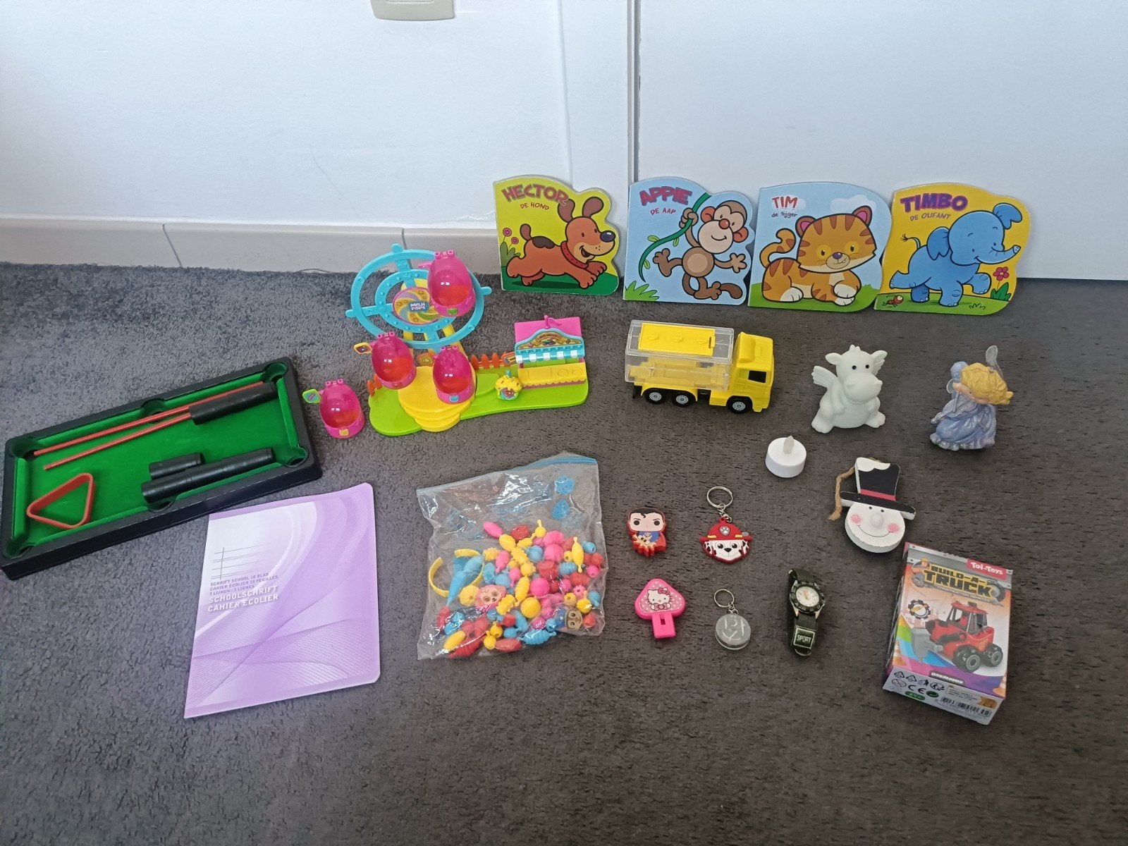 GRATIS KINDER SPEELGOED, Ophalen