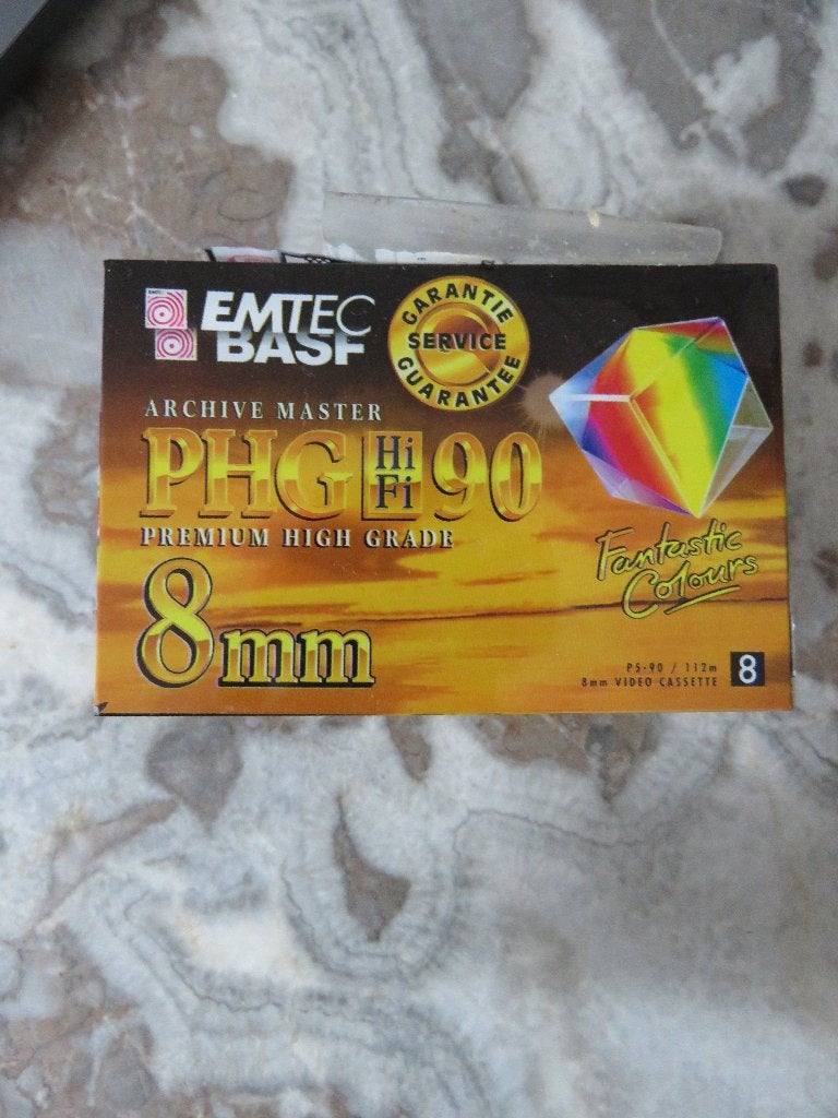 2 Videocassettes 8 mm, Ophalen, 8mm, (Video)band