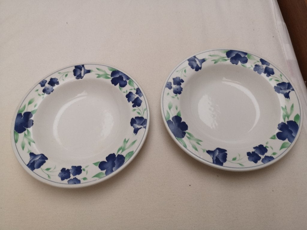 2 diepe borden ceraminter, Ophalen of Verzenden, Bord(en)