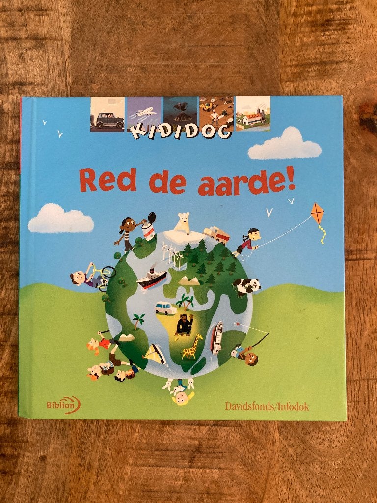 Kididoc - Red de aarde! - Biblion, Boeken, Ophalen of Verzenden, Gelezen, Kididoc