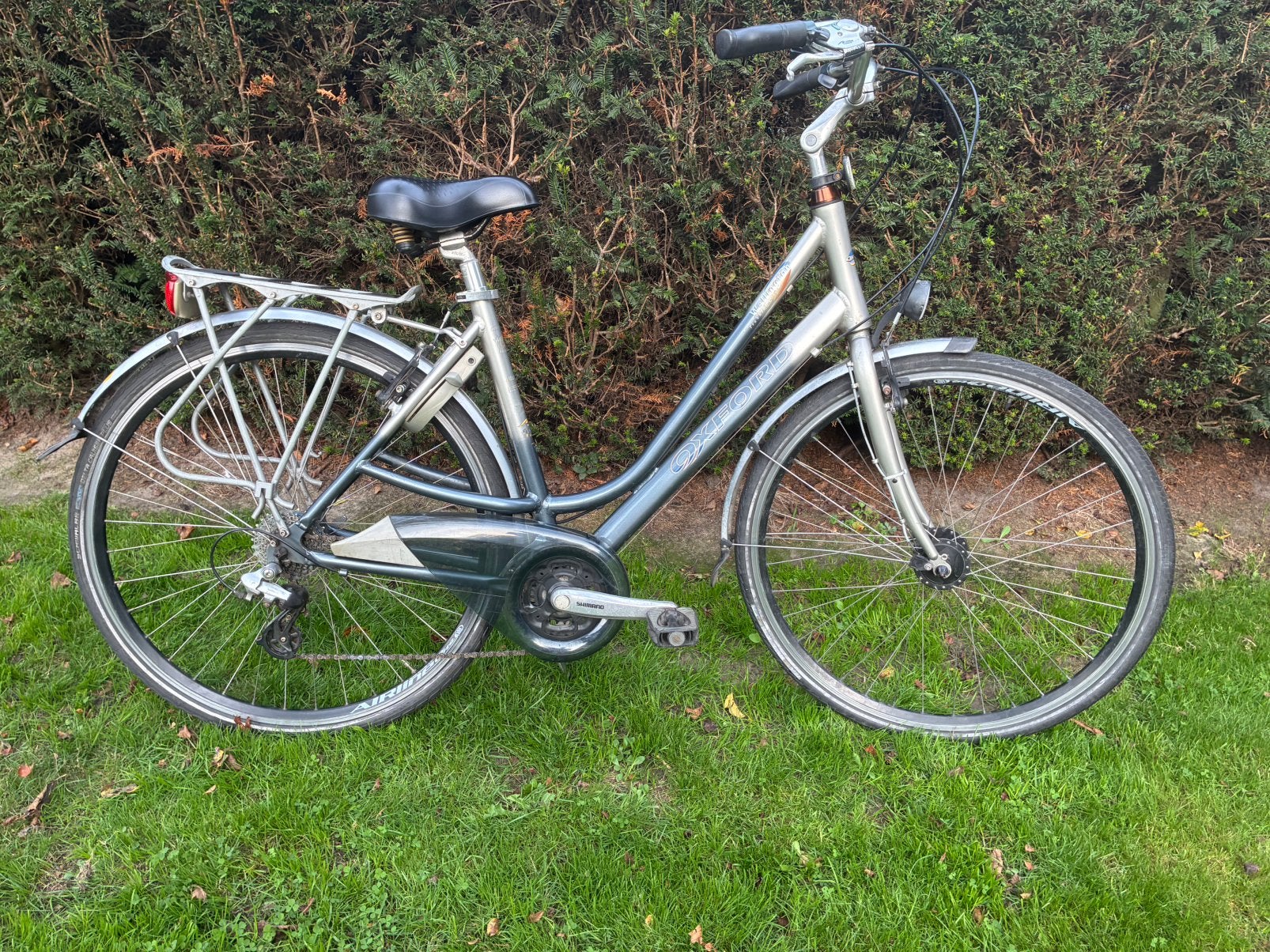 Damesfiets oxford, Fietsen en Brommers, Gebruikt, Velgrem, Versnellingen, Ophalen