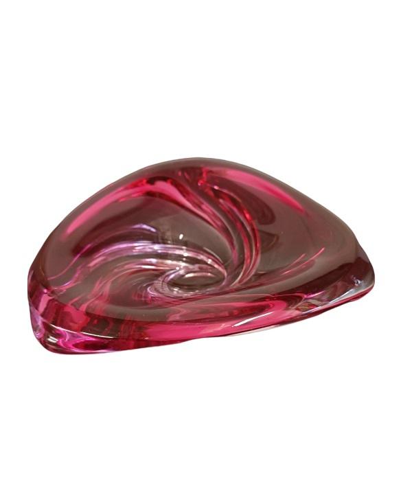 Val Saint Lambert roze vide-poche, Ophalen of Verzenden