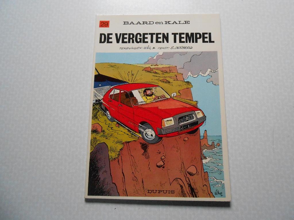 baard en kale 29 De vergeten tempel 1981 1ste druk., Boeken, Eén stripboek, Nieuw, Ophalen of Verzenden, Will/Desberg